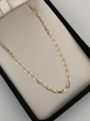Cadena It plana Tres oros 18k +1/7.2gr/2.4mm 60cm
