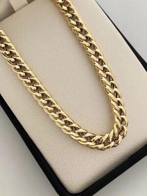 Cadena It cubana especial oro amarillo 18k +1/21.5gr/7.1mm 60cm
