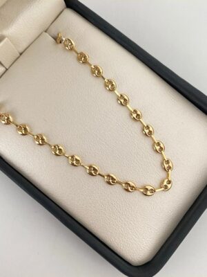 Cadena Gc oro amarillo 18k 8.25/ 4.1mm 60cm broche 0.40