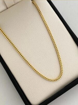 Cadena It Franco oro amarillo 18k +1/ 6.45gr/ 1.8mm 60cm