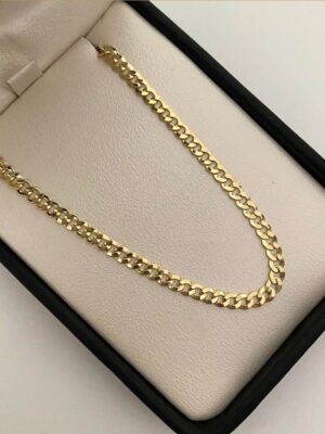Cadena It cubana oro amarillo 18k 14.7gr/ 5.12mm/ 60cm