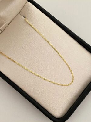 Cadena It mini china oro amarillo 18k +1/ 2gr/ 1.03mm/ 60cm
