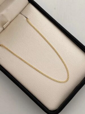 Cadena It china oro amarillo 18k 3.35gr/ 1.3mm 60cm