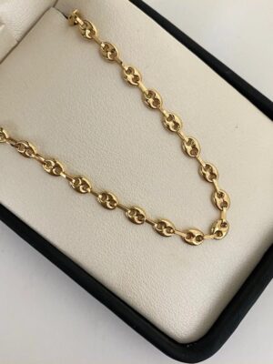 Cadena gc oro amarillo 18k 10.20gr/ 4.4mm 60cm broche 0.60