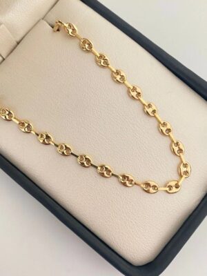 Cadena gc oro amarillo 18k 7.70gr/ 4.4mm/ 45cm broche 0.3